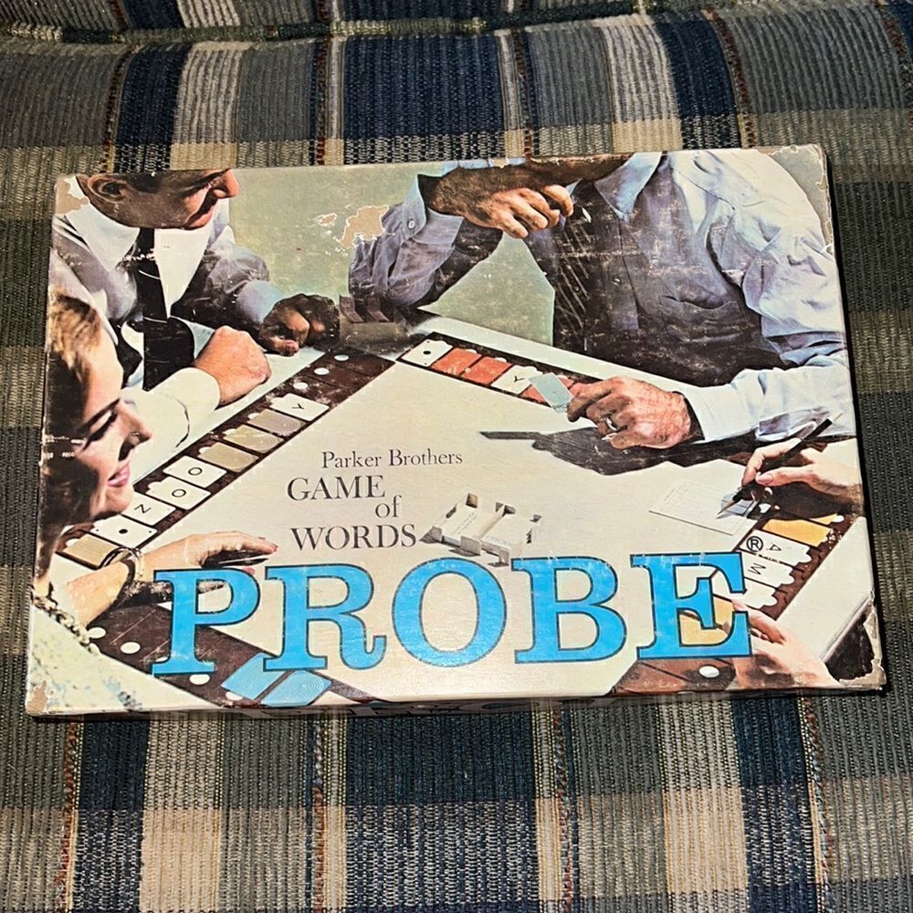 Vintage Probe Game Parker Brothers Game Of Words Family Fun